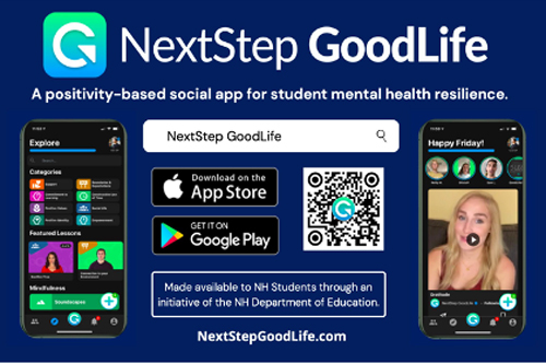 screenshot of the NextStep GoodLife application